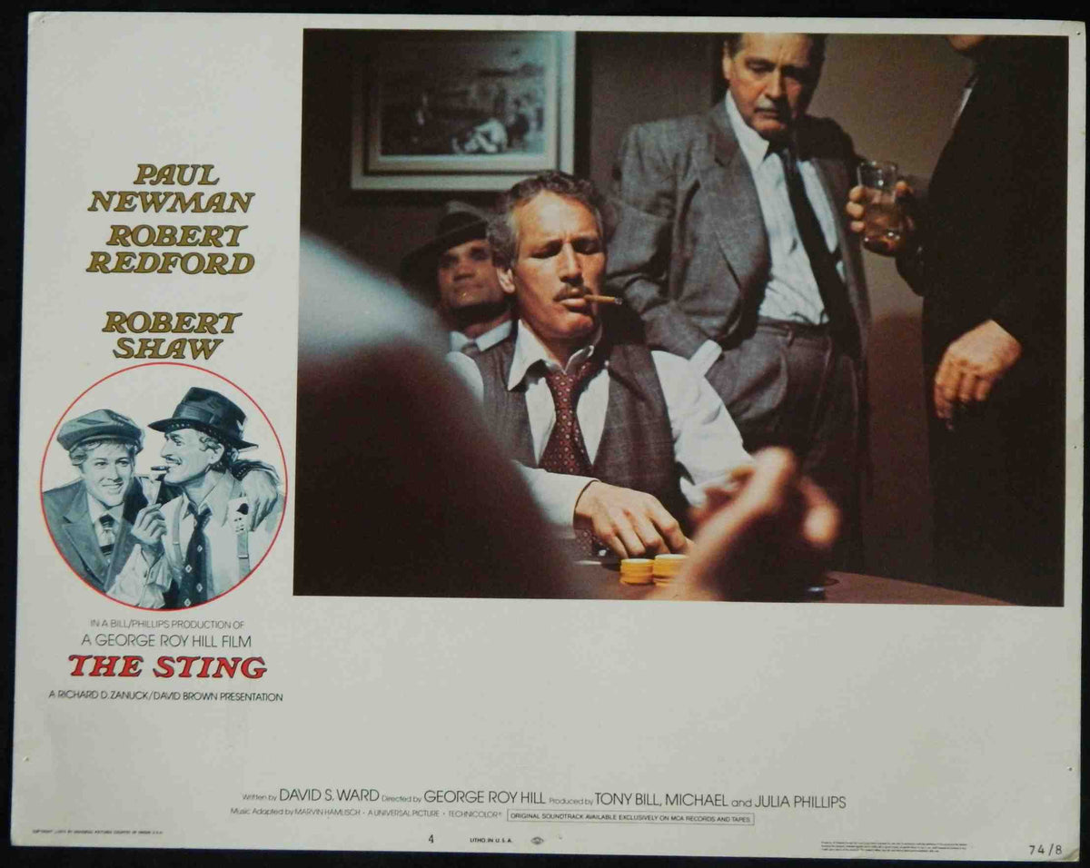 THE STING (4) (1974) — Original Australian Lobby Card