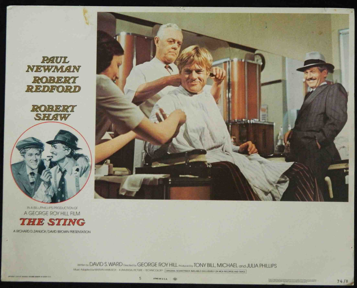 THE STING (5) (1974) — Original Australian Lobby Card