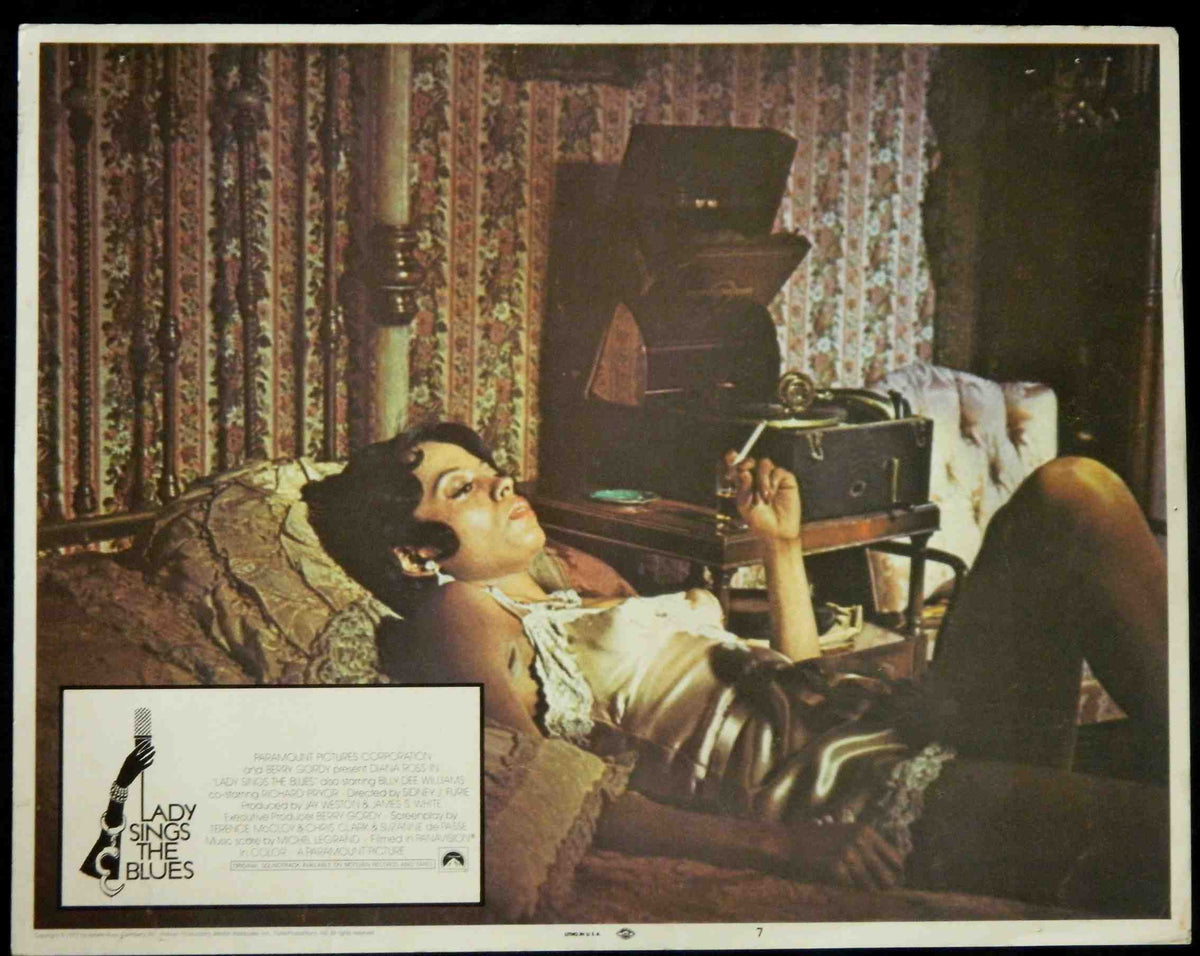 LADY SINGS THE BLUES (7)(1972) — Original Australian Lobby Card