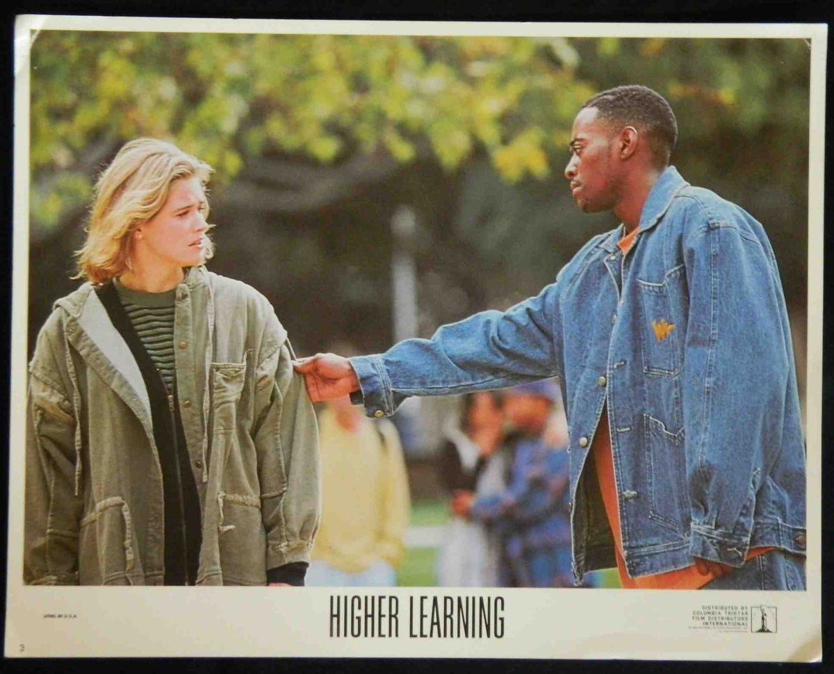 HIGHER LEARNING (3)(1995) — Original Australian Lobby Card