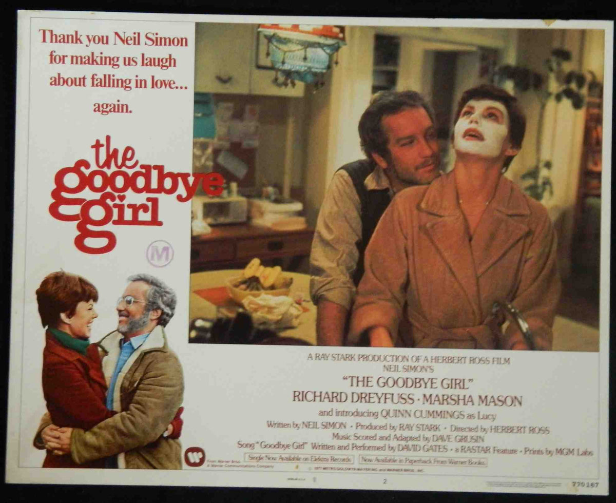 THE GOODBYE GIRL (2) (1977) — Original Australian Lobby Card