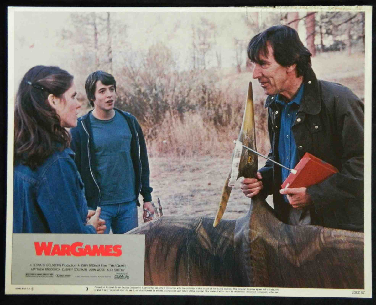 WAR GAMES  (3) (1983) — Original Australian Lobby Card