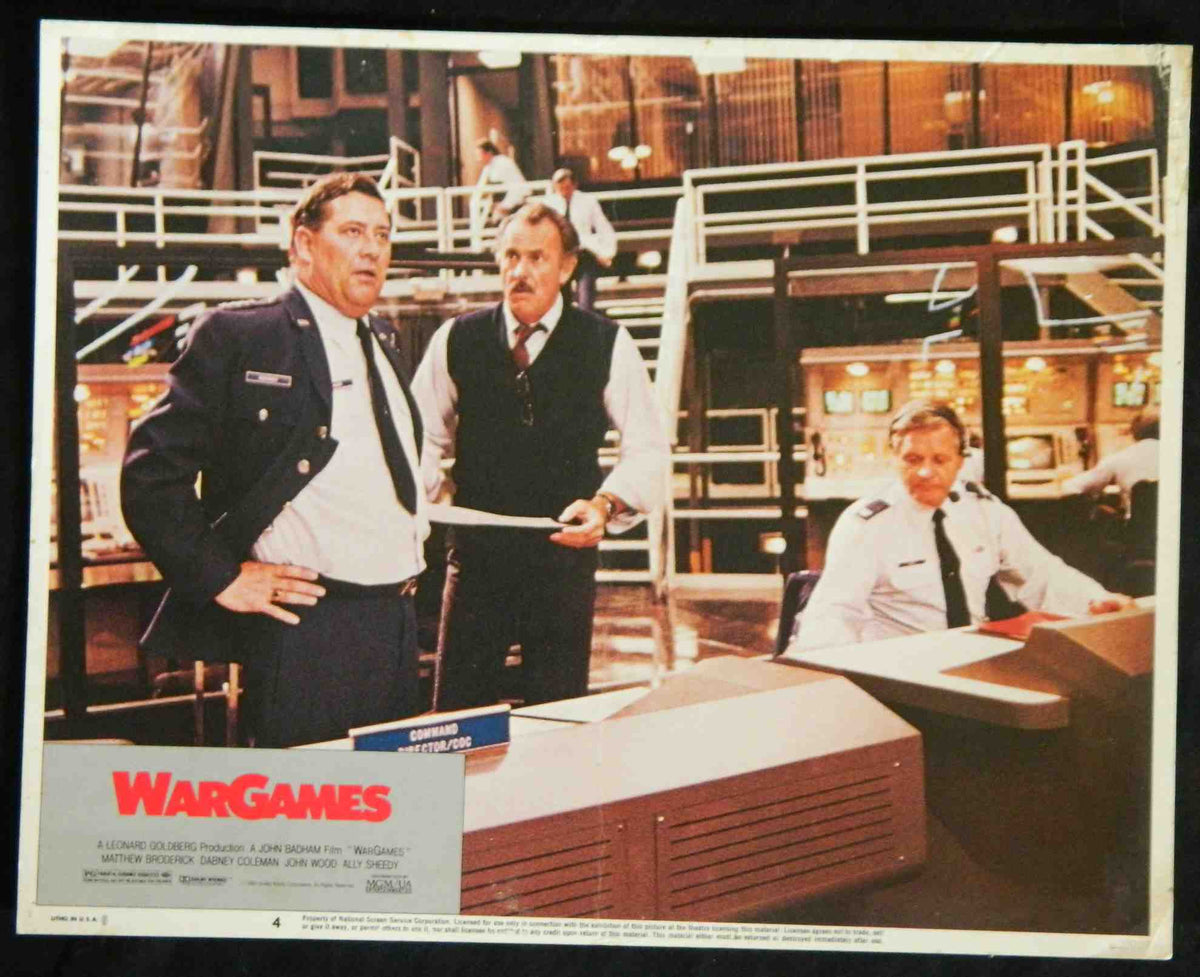 WAR GAMES  (4) (1983) — Original Australian Lobby Card