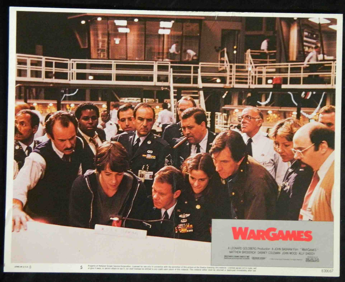 WAR GAMES  (5) (1983) — Original Australian Lobby Card