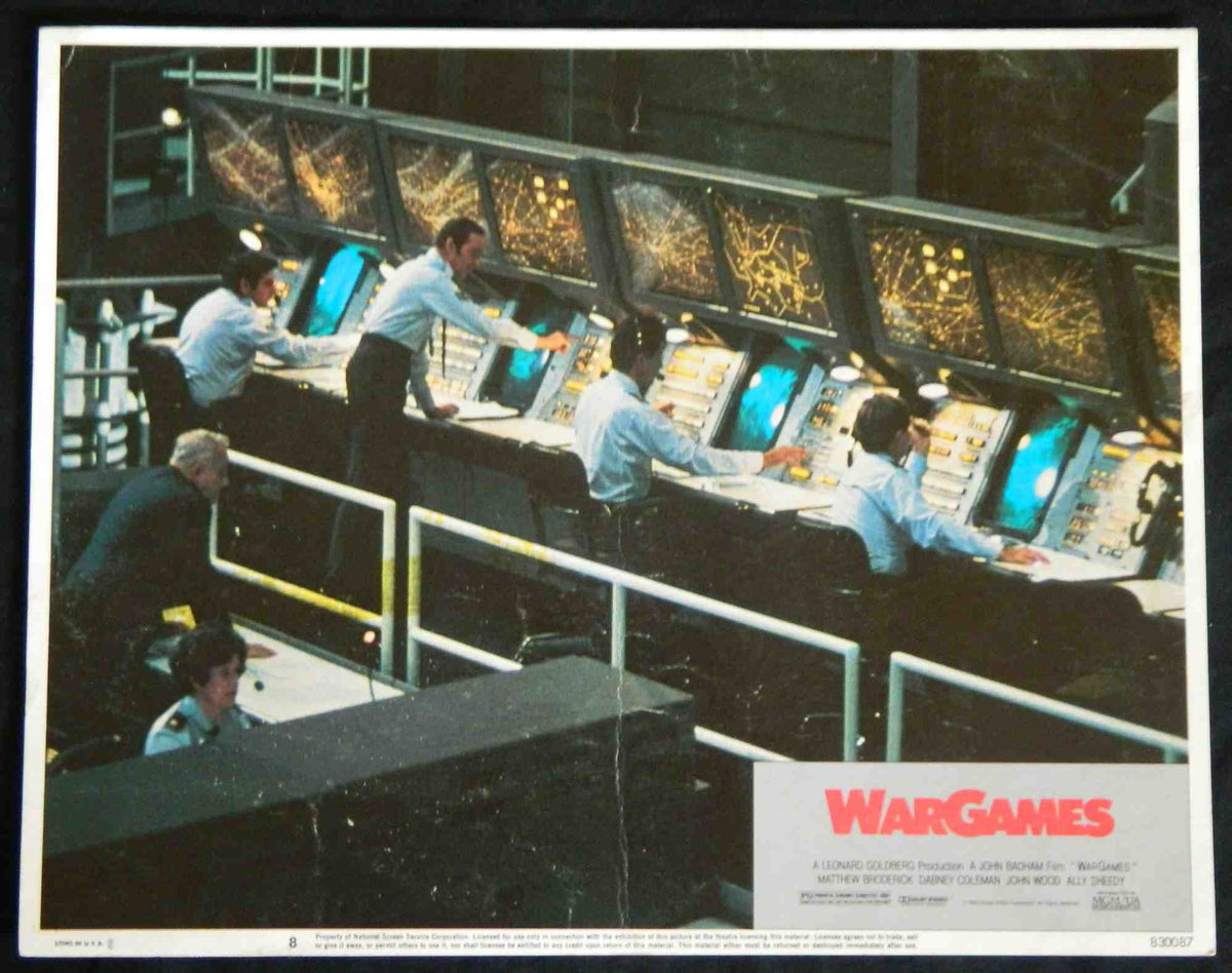 WAR GAMES  (8) (1983) — Original Australian Lobby Card