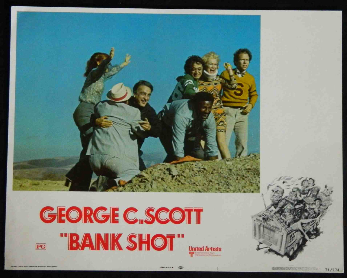 BANK SHOT (1) (1974) — Original Australian Lobby Card