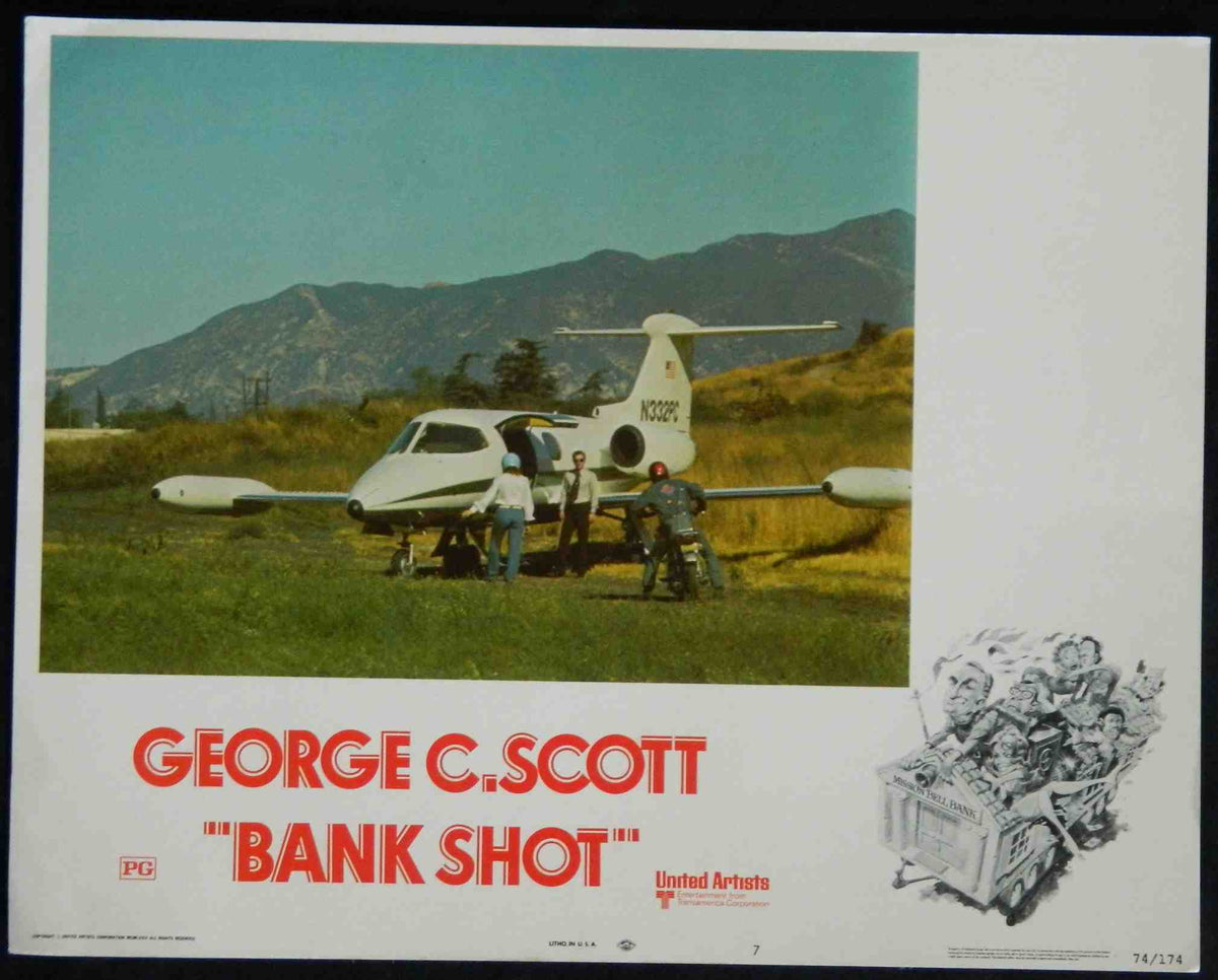 BANK SHOT (7) (1974) — Original Australian Lobby Card