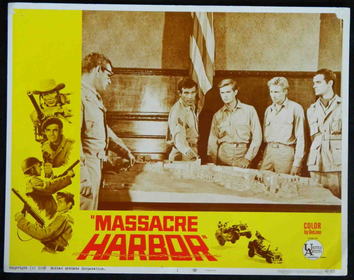 MASSACRE HARBOUR (1)(1968) — Original Australian Lobby Card