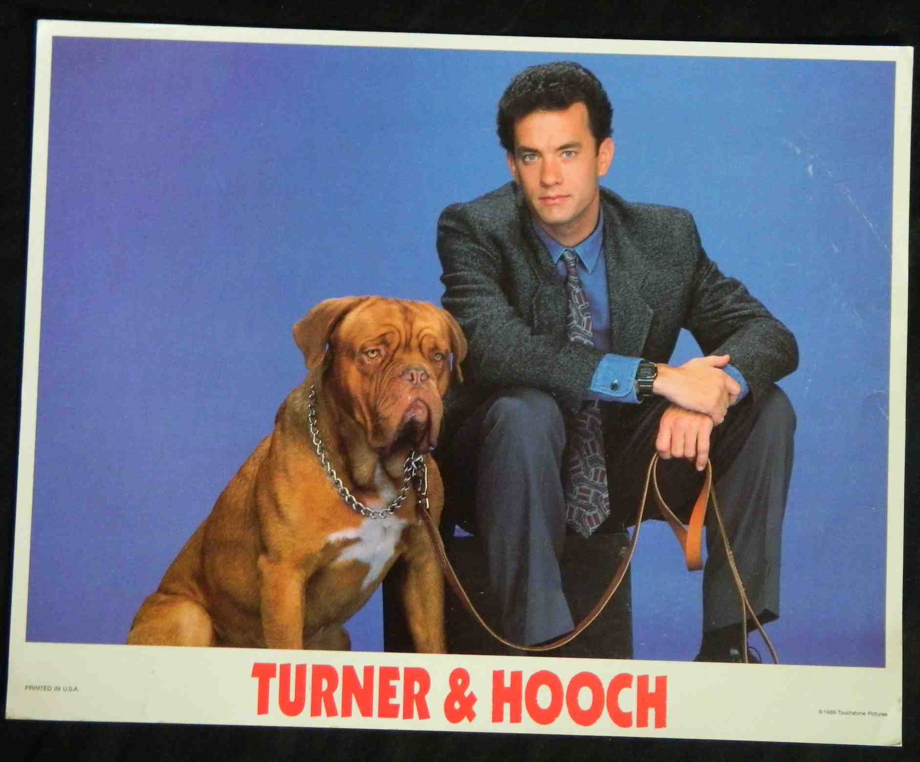TURNER AND HOOCH (1) (1989) — Original Australian Lobby Card