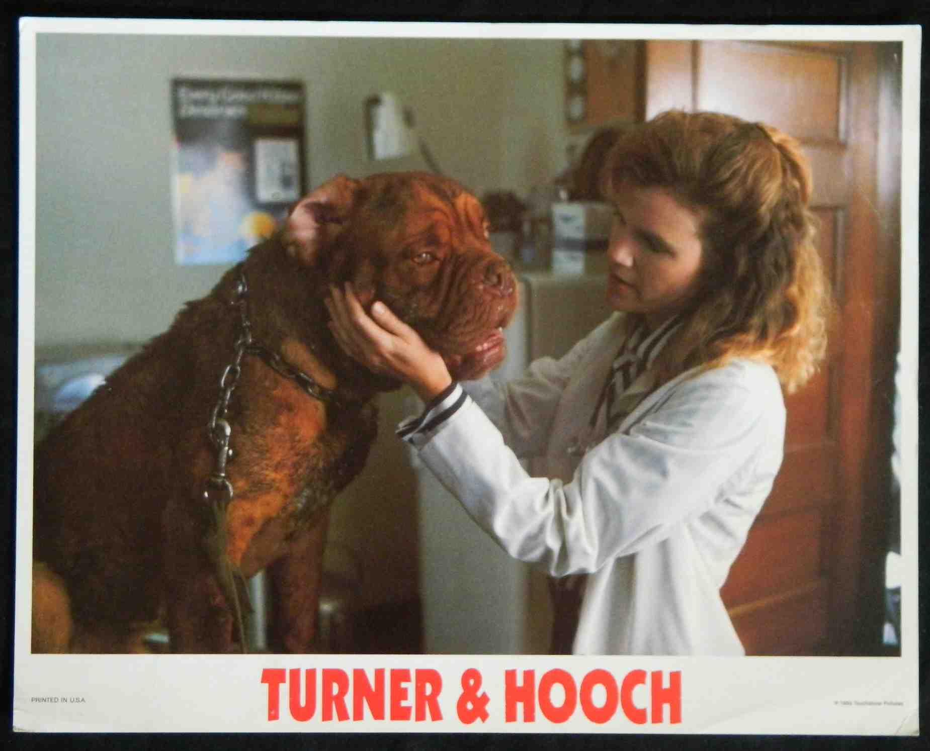 TURNER AND HOOCH (3) (1989) — Original Australian Lobby Card