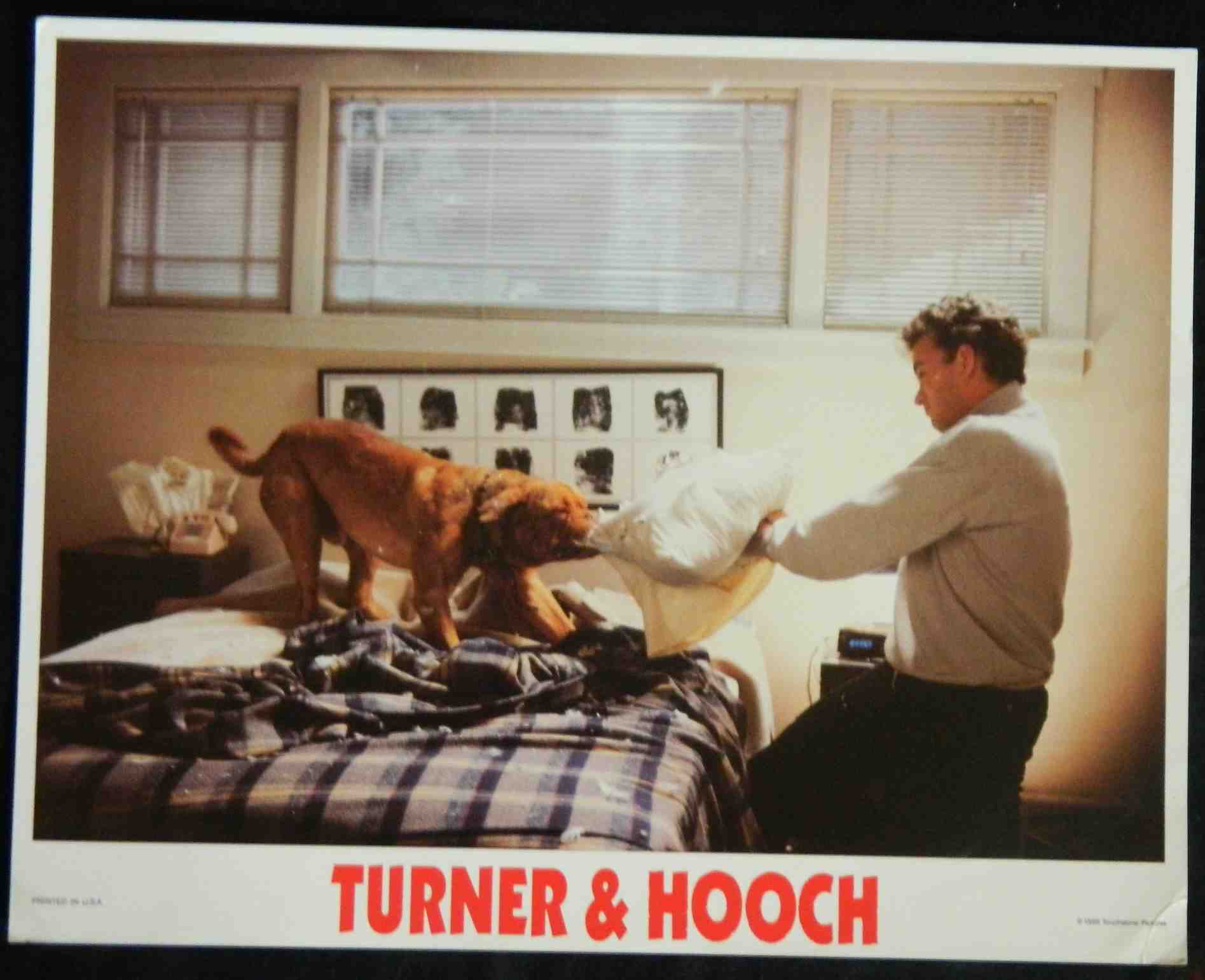 TURNER AND HOOCH (4) (1989) — Original Australian Lobby Card