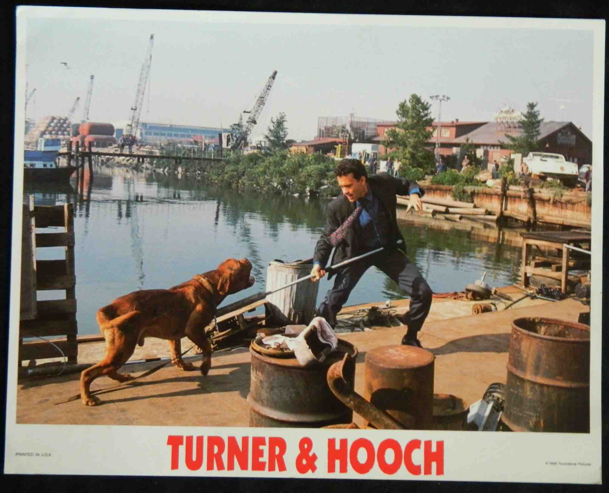 TURNER AND HOOCH (2) (1989) — Original Australian Lobby Card