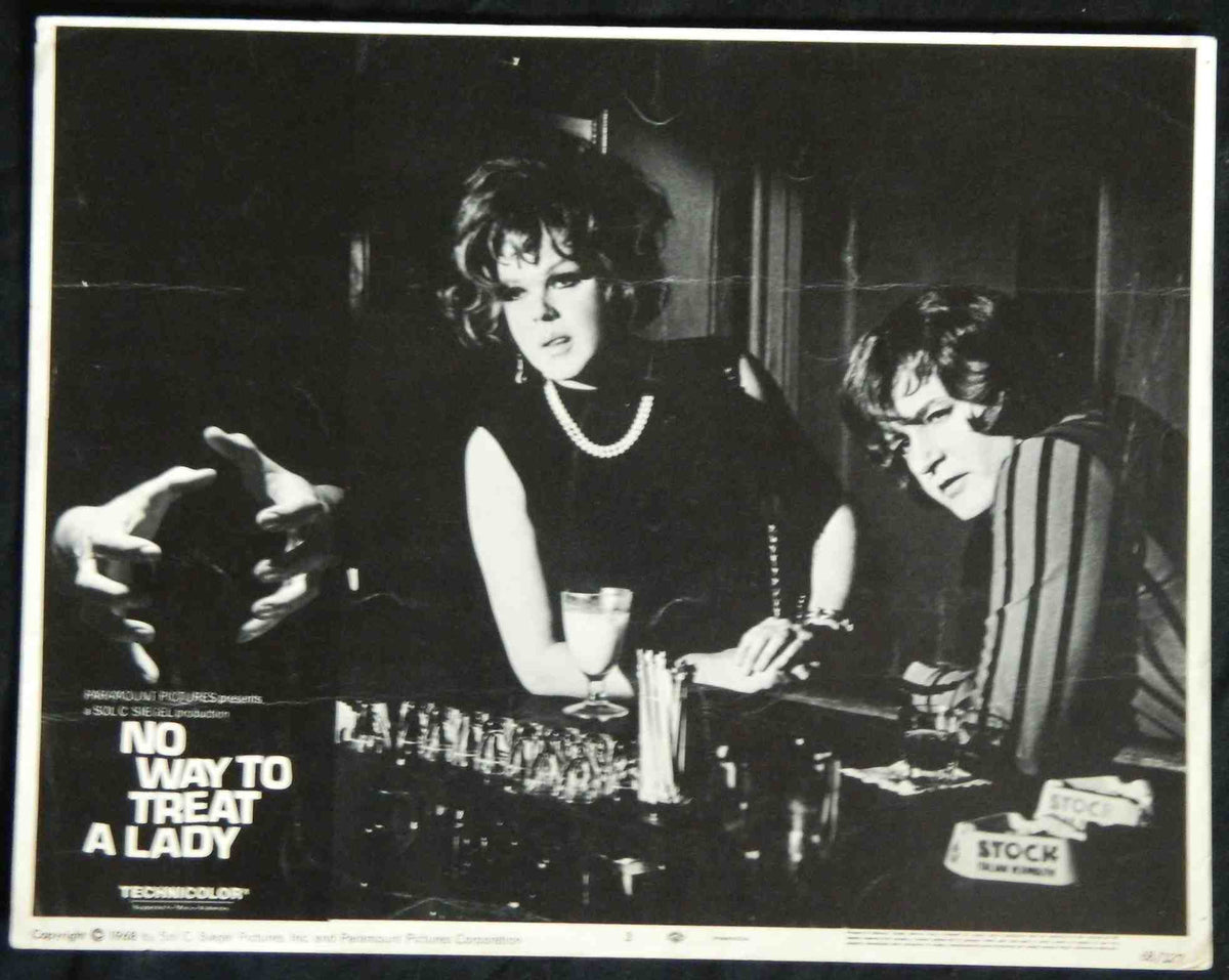 NO WAY TO TREAT A LADY (3)(1968)  — Original Australian Lobby Card