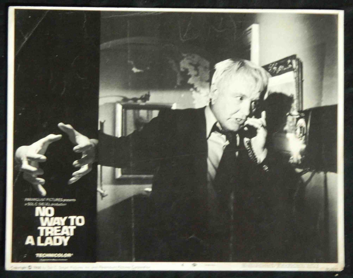 NO WAY TO TREAT A LADY (4)(1968)  — Original Australian Lobby Card