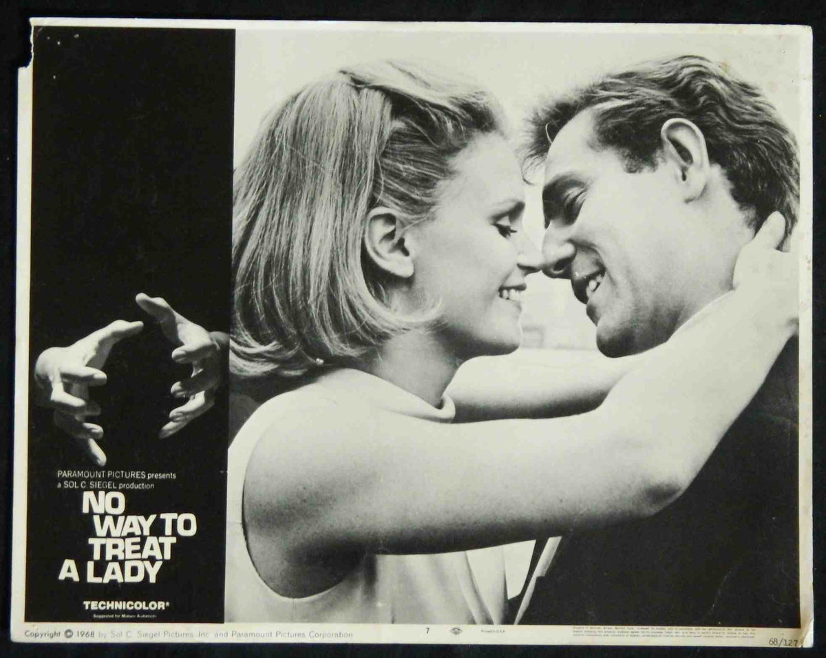 NO WAY TO TREAT A LADY (7)(1968)  — Original Australian Lobby Card