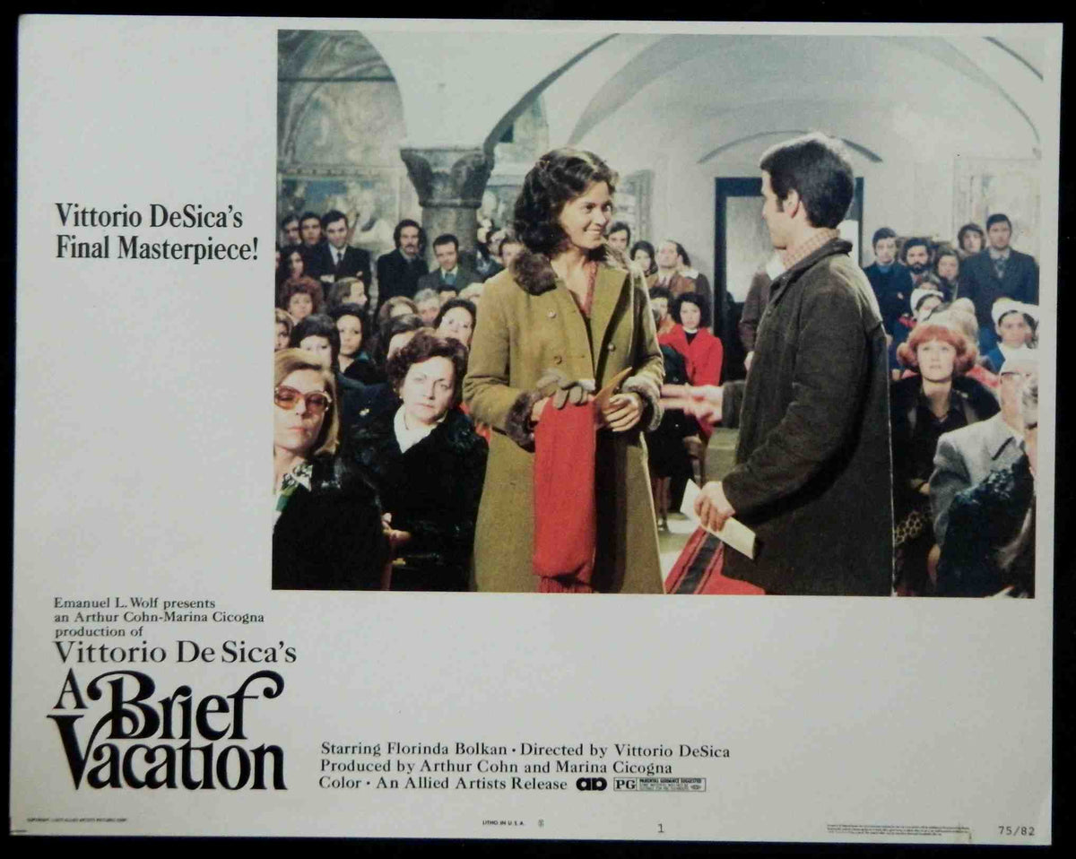 A BRIEF VACATION (1)(1975) — Original Australian Lobby Card