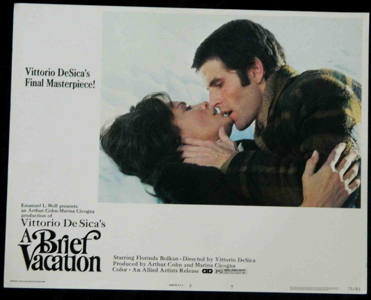 A BRIEF VACATION (7)(1975) — Original Australian Lobby Card