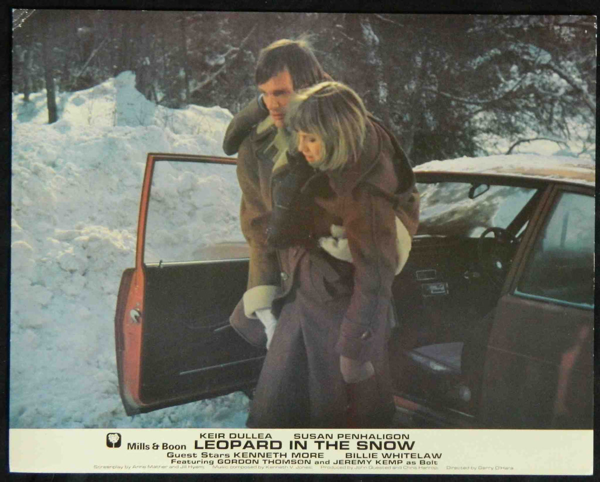 LEOPARD IN THE SNOW (5)(1978) — Original Australian Lobby Card