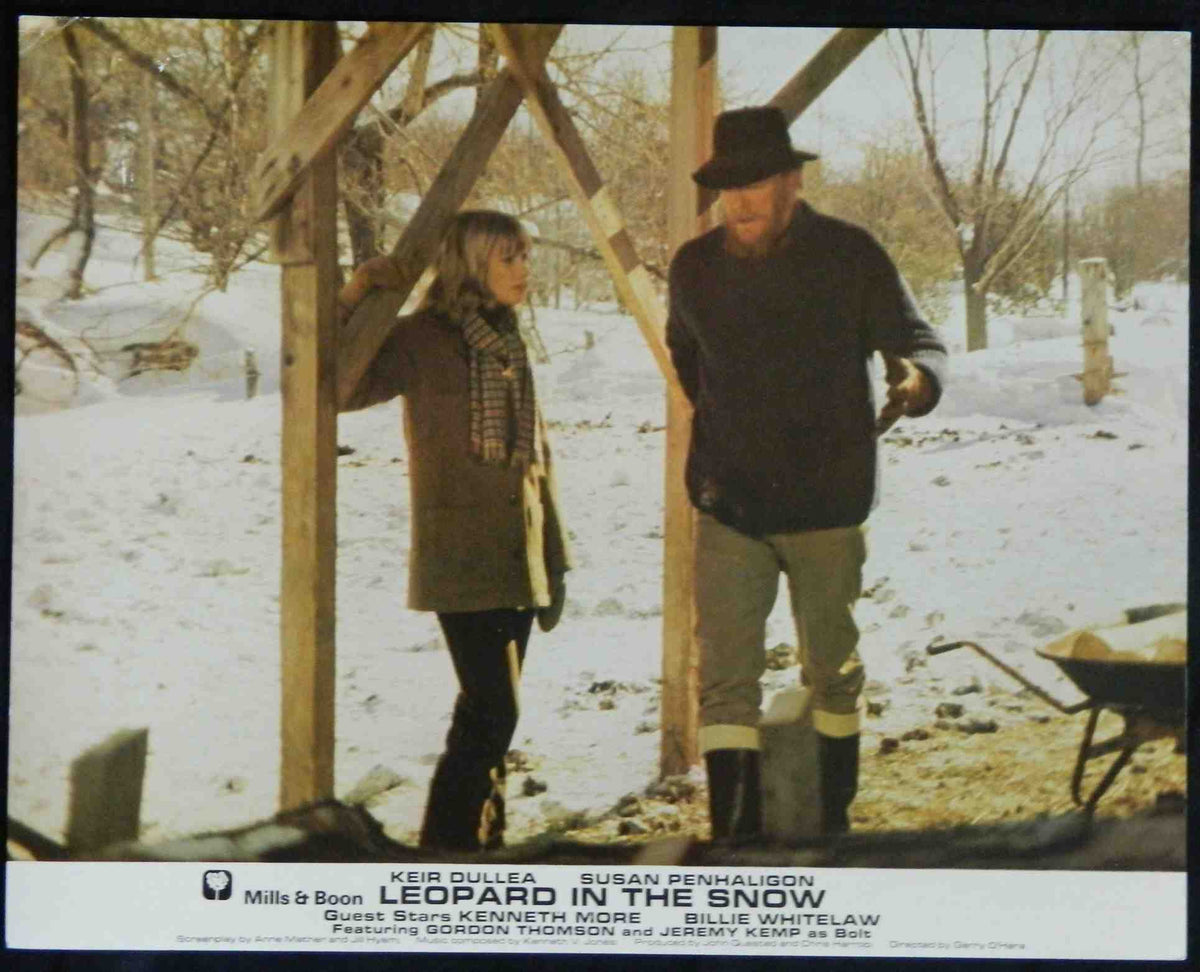 LEOPARD IN THE SNOW (4)(1978) — Original Australian Lobby Card