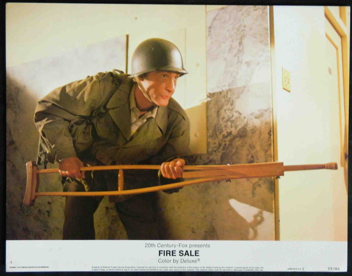 FIRE SALE (4)(1977) — Original Australian Lobby Card