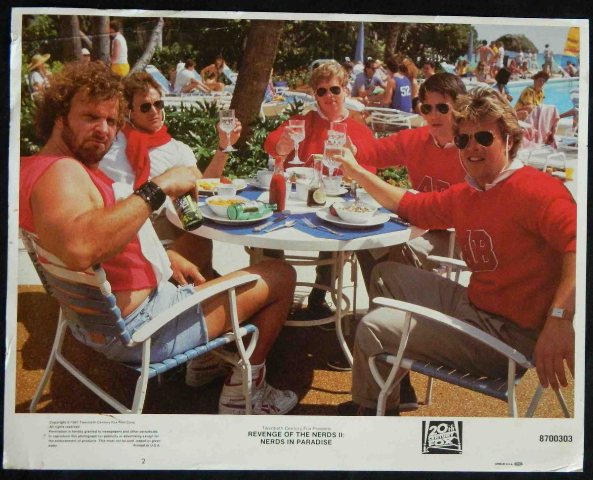 REVENGE OF THE NERDS 2 (2)(1987) — Original Australian Lobby Card
