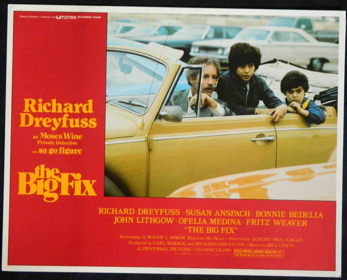 THE BIG FIX (4)(1978) — Original Australian Lobby Card