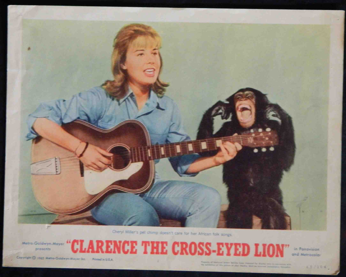 CLARENCE THE CROSSEYED LION (1)(1965) — Original Australian Lobby Card
