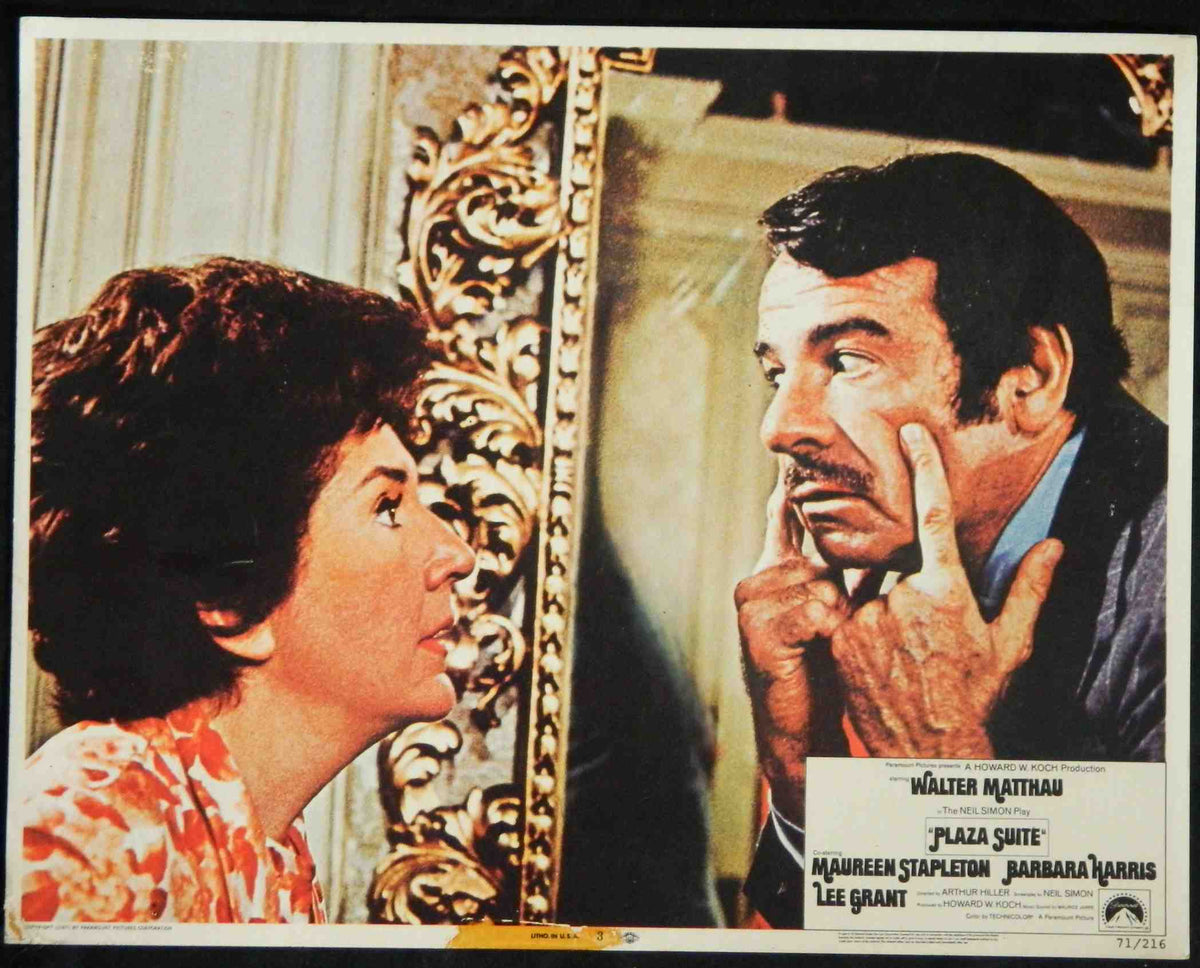 PLAZA SUITE (3) (1971) — Original Australian Lobby Card