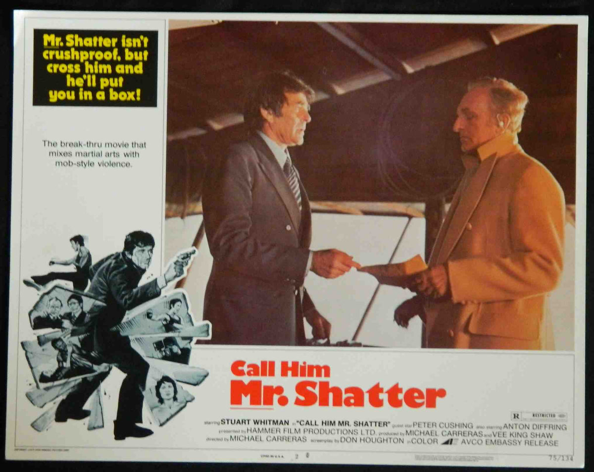 CALL HIM MR SHATTER (2) (1974) — Original Australian Lobby Card