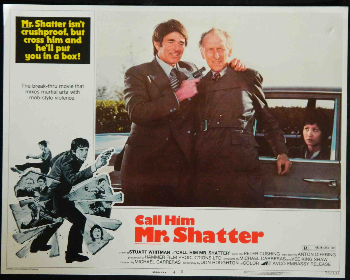 CALL HIM MR SHATTER (4) (1974) — Original Australian Lobby Card