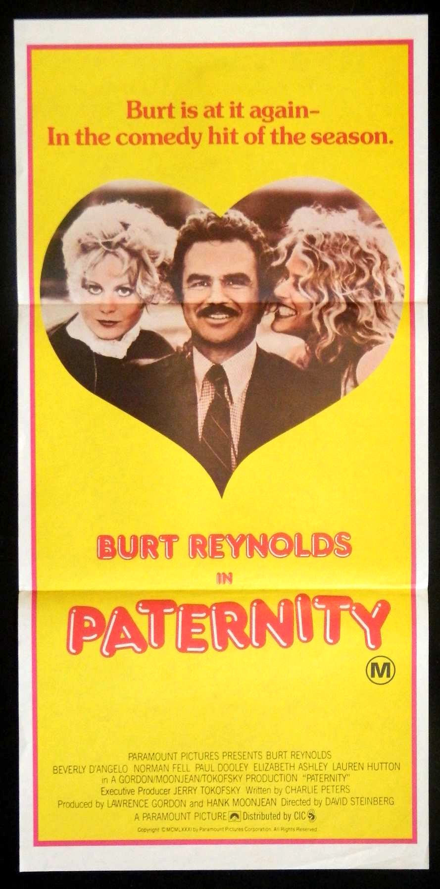 PATERNITY   (1981) — Original Australian daybill movie poster