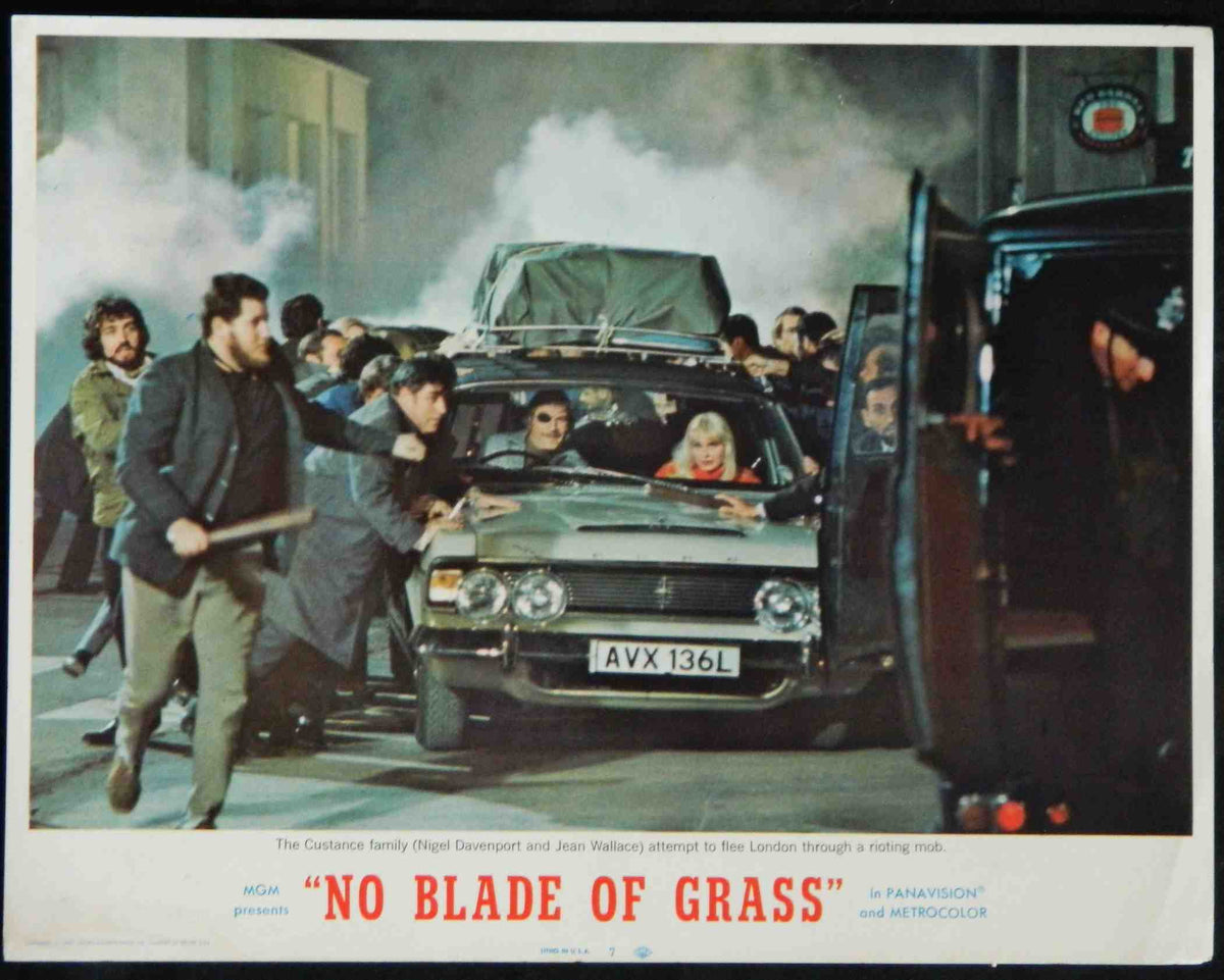 NO BLADE OF GRASS (7) (1970) — Original Australian Lobby Card