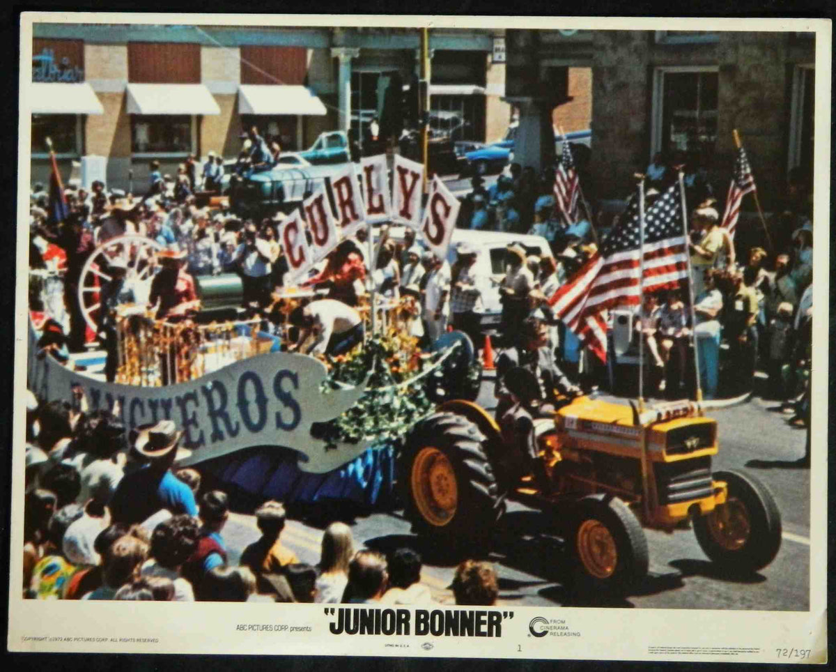JUNIOR BONNER (1) (1972) — Original Australian Lobby Card