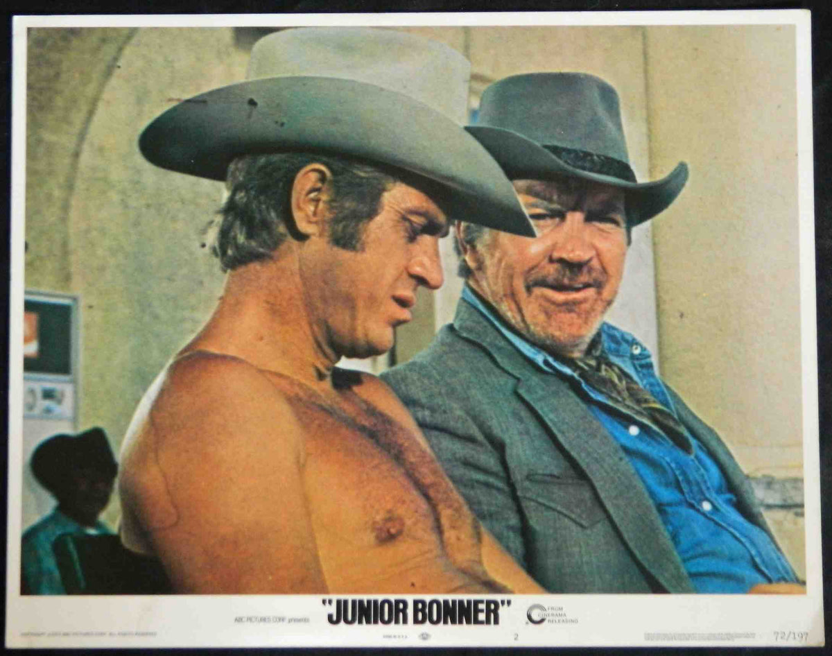 JUNIOR BONNER (2) (1972) — Original Australian Lobby Card
