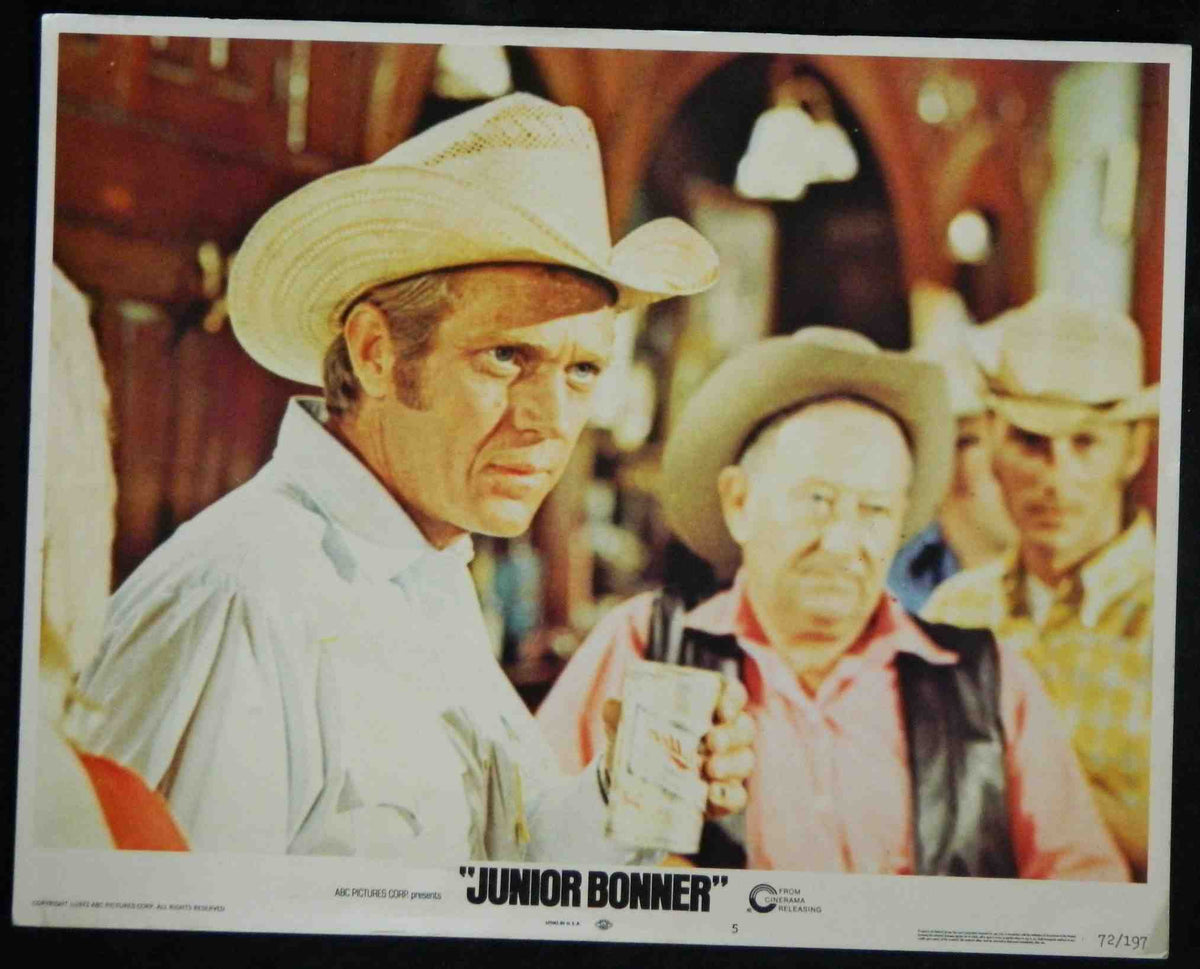 JUNIOR BONNER (5) (1972) — Original Australian Lobby Card