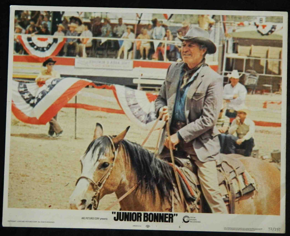 JUNIOR BONNER (6) (1972) — Original Australian Lobby Card