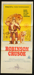 ROBINSON CRUSOE (1970) — Original Australian daybill movie poster