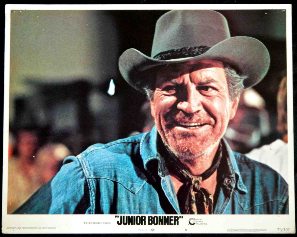 JUNIOR BONNER (8) (1972) — Original Australian Lobby Card