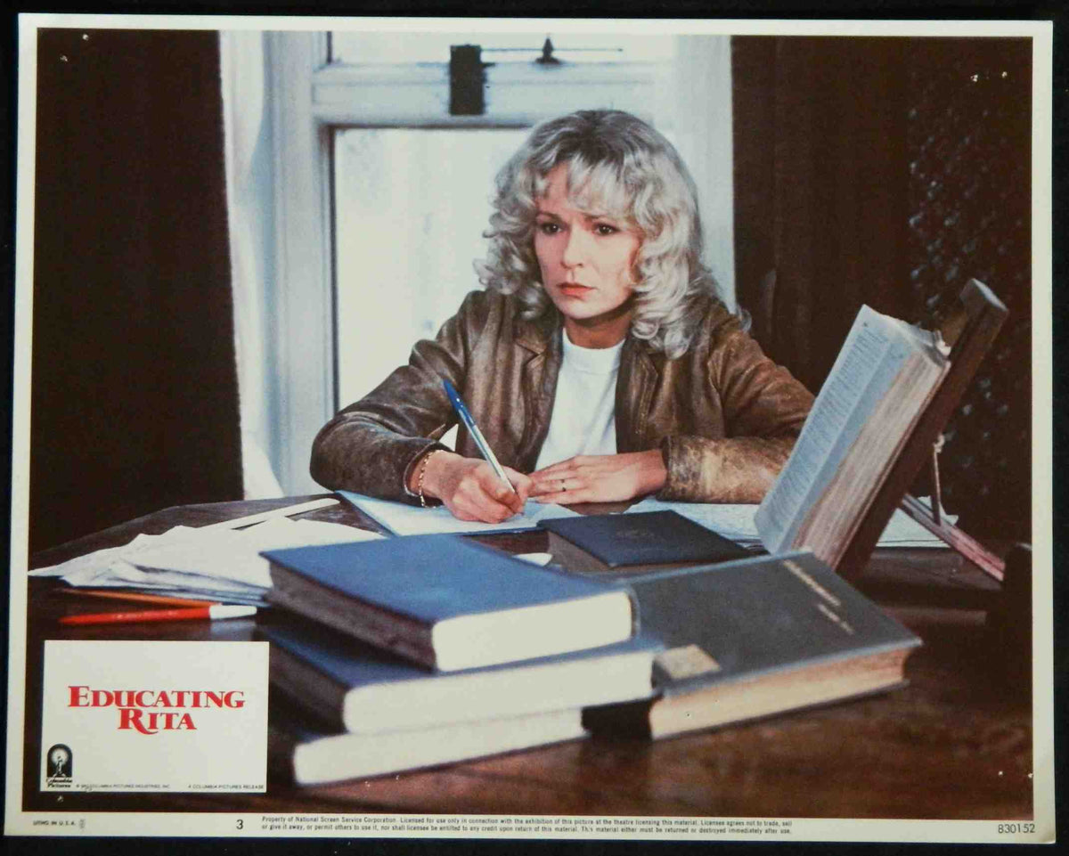 EDUCATING RITA (3) (1983) — Original Australian Lobby Card