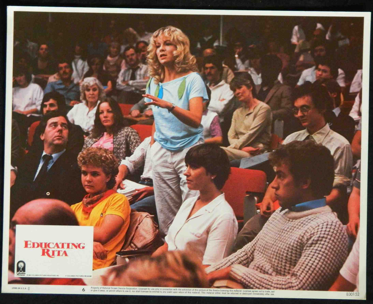 EDUCATING RITA (6) (1983) — Original Australian Lobby Card