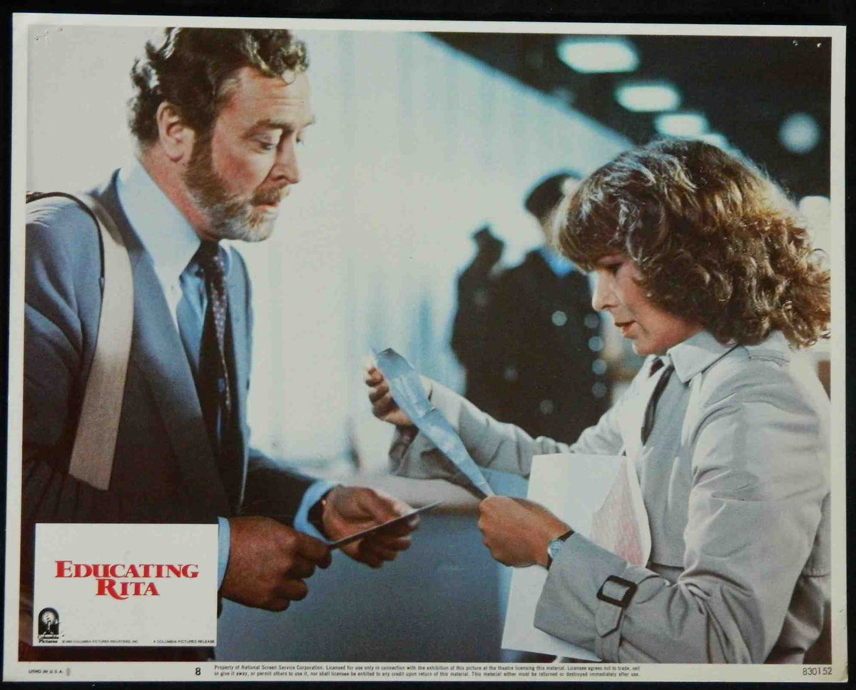 EDUCATING RITA (8) (1983) — Original Australian Lobby Card