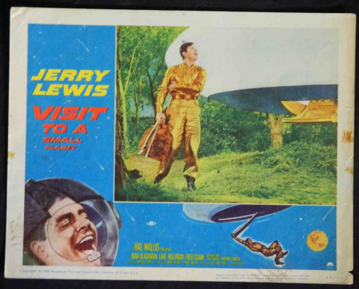 VISIT TO A SMALL PLANET (2) (1960) — Original Australian Lobby Card