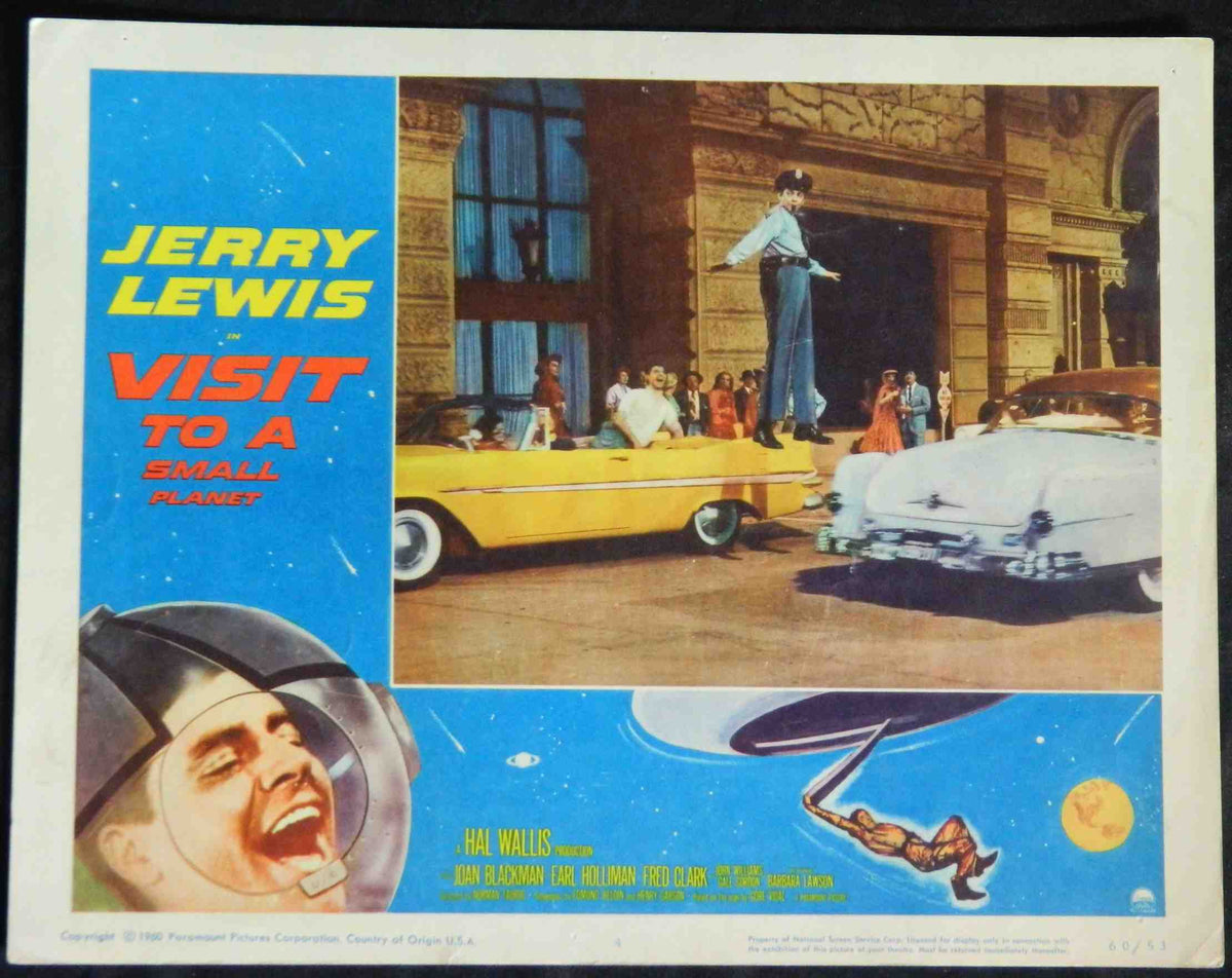 VISIT TO A SMALL PLANET (4) (1960) — Original Australian Lobby Card