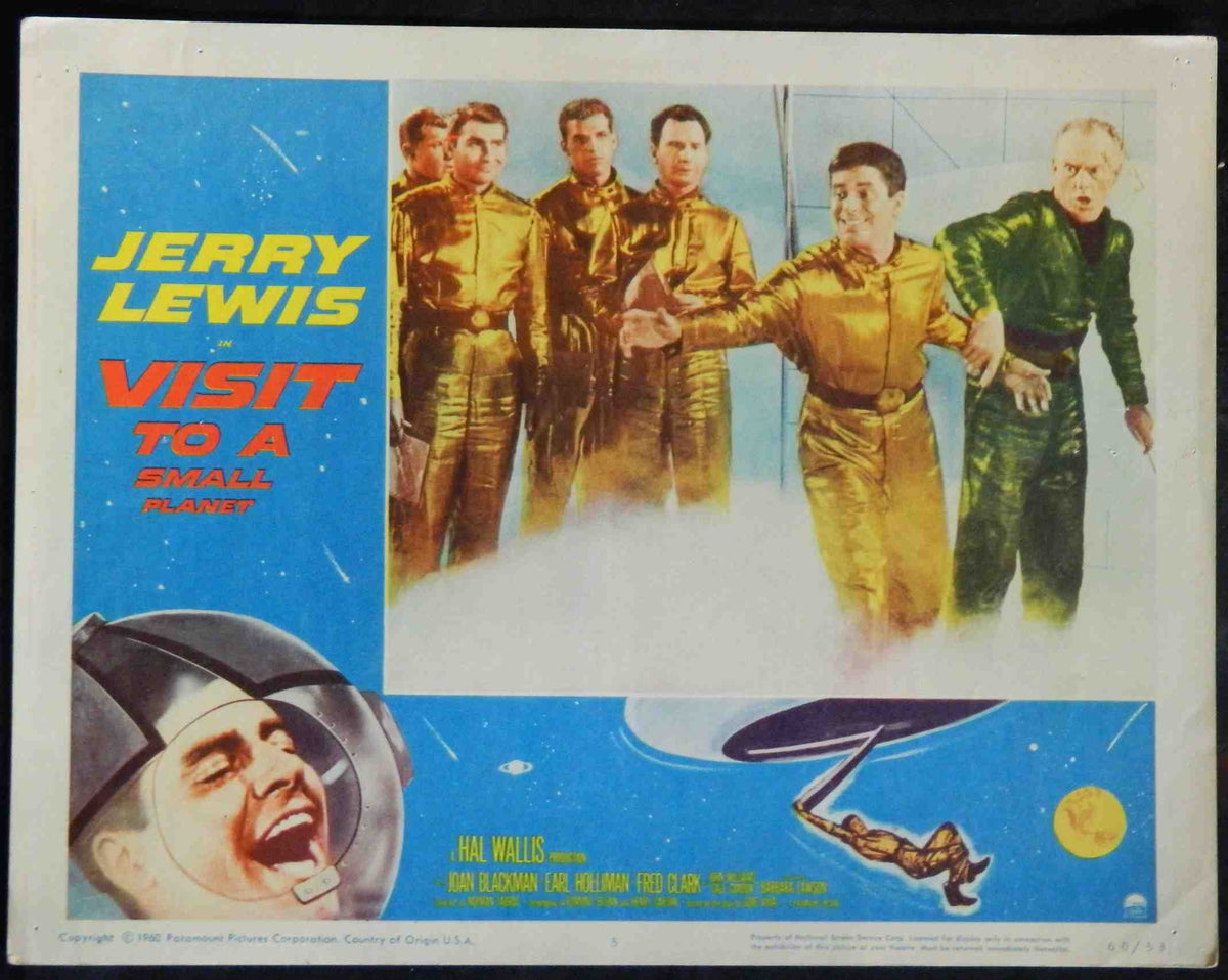 VISIT TO A SMALL PLANET (5) (1960) — Original Australian Lobby Card