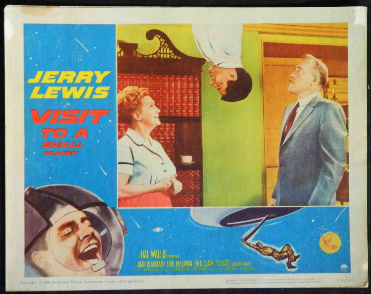 VISIT TO A SMALL PLANET (7) (1960) — Original Australian Lobby Card