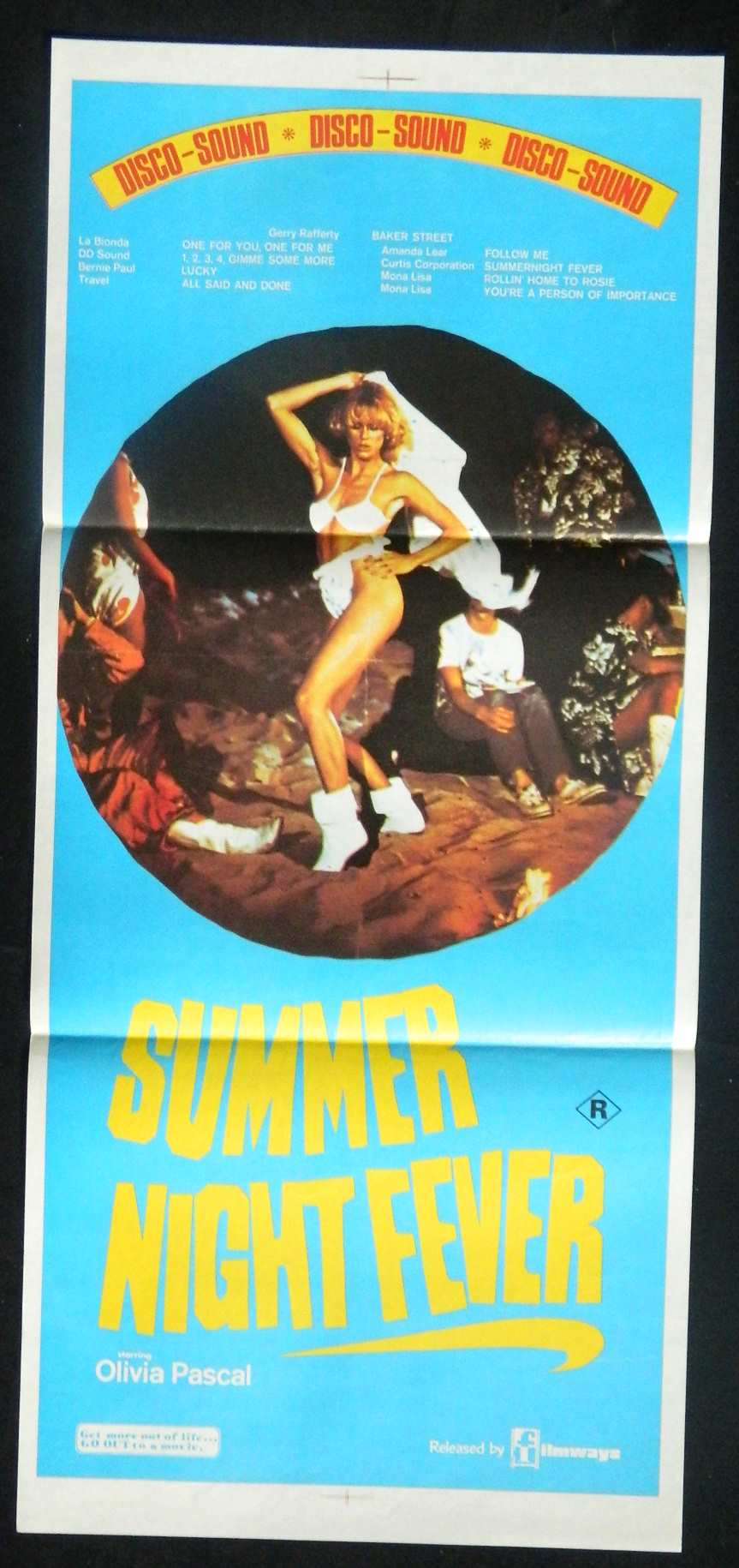 SUMMER NIGHT FEVER (1970) — Original Australian daybill movie poster