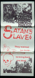 SATANS SLAVE (1976) — Original Australian daybill movie poster
