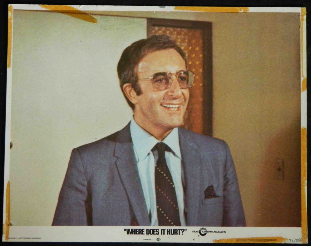 WHERE DOES IT HURT ? (4) (1972) — Original Australian Lobby Card