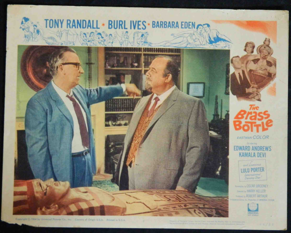 THE BRASS BOTTLE (1) (1964) — Original Australian Lobby Card