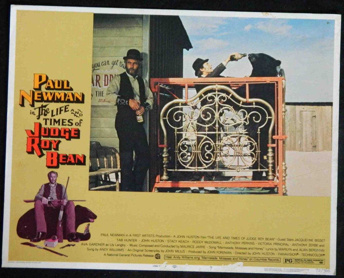THE LIFE AND TIMES OF JUDGE ROY BEAN (7)(1972) — Original Australian Lobby Card